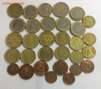 евромелочь 14 стран 31 монета 13,81 евро по КУРСУ - BA663F38-A79C-4235-9899-0003FD8F6AD2