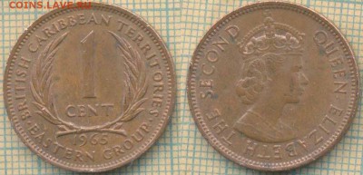 Восточные Карибы 1 цент 1965 г., до 04.07.2019 г. 22.00 по М - Восточные Карибы 1 цент 1965  6283