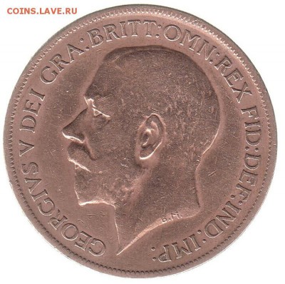 Англия 1 пенни 1921 до 3.07 в 22.00 - 62