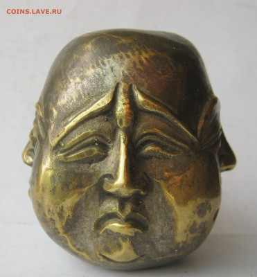 4 лица БУДДЫ (голова). Бронза. Оценка. - 007.JPG