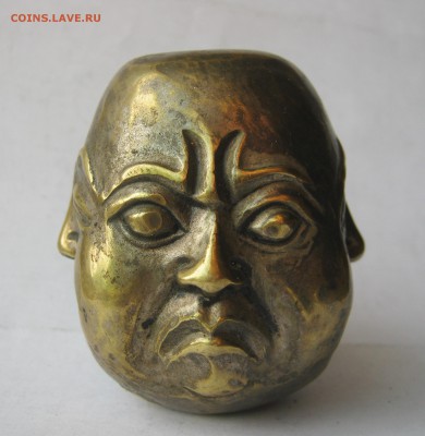 4 лица БУДДЫ (голова). Бронза. Оценка. - 006.JPG