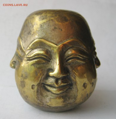 4 лица БУДДЫ (голова). Бронза. Оценка. - 005.JPG