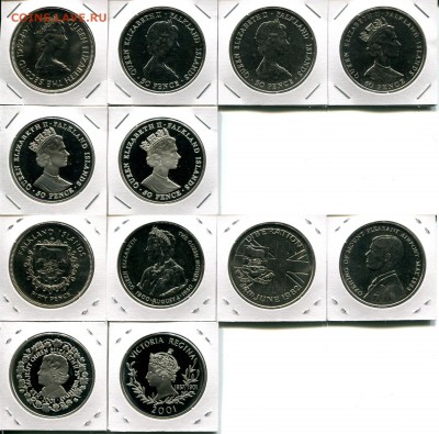 Фолкленды 50п разные по ФИКСу до 02.07.19 22-00 мск - Falkland 50p dif5