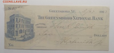 Чек на 10 долларов  США 1903 г.до 04.07.в 22.00 м - IMG_20190628_083751