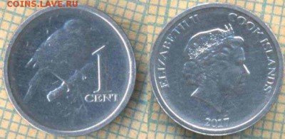 Кука острова 1 цент 2017 г., до 05.07.2019 г. 22.00 по Москв - Кук 1 цент 2017  6323