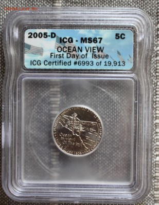 5 центов 2005 США Выход к океану D MS67 ICG 03.07.2019 - IMG_3345.JPG
