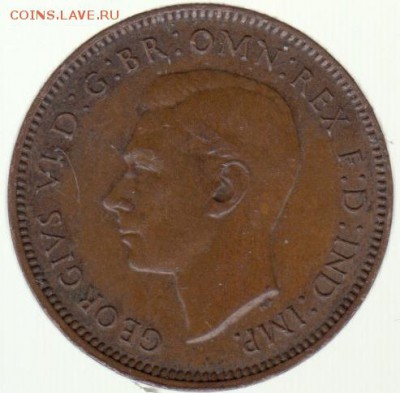 Англия фартинг 1947 до 3.07 в 22.00 по мск - 99-2