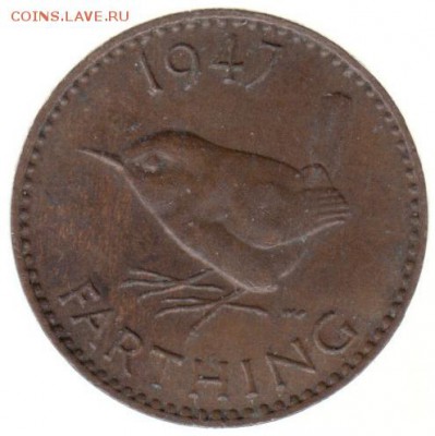Англия фартинг 1947 до 3.07 в 22.00 по мск - 99