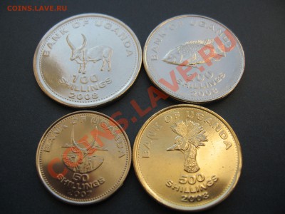 Уганда - набор 2003-2008г.г. - 4 монеты - до 08.07 в 22.00 - IMG_9139.JPG