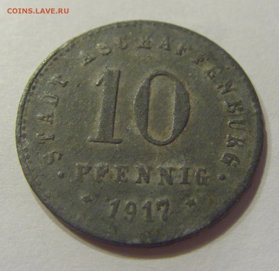 Нотгельд 10 пфеннигов 1917 Ашаффенбург 05.07.19 22:00 МСК - CIMG5000.JPG