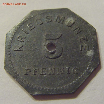 Нотгельд 5 пфеннигов 1917 Бенсхейм №1 05.07.19 22:00 М - CIMG5032.JPG