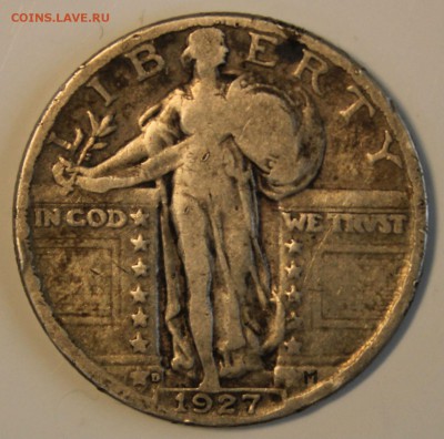 С РУБ.  USA QUARTER DOLLAR 1927г. до 6.07 в 22-00 - IMG_8077.JPG