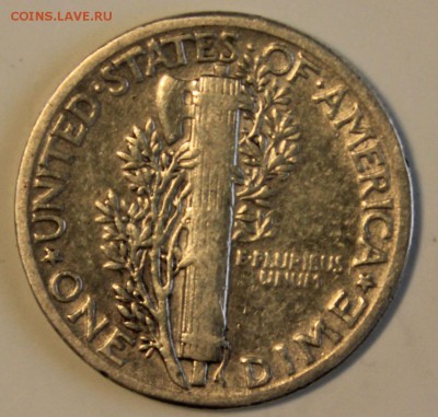 С РУБ. USA ONE DIME 1944г. МЕРКУРИ до 6.07 в 22-00 - IMG_8080.JPG
