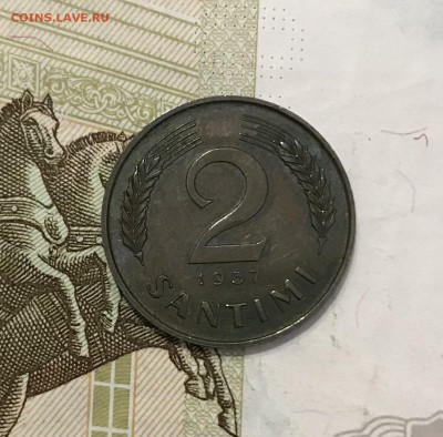 2 сантима, 1937 год. Латвия - 15BA601B-AD5B-4678-8C16-E58FB3D5CE4B
