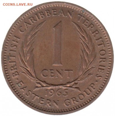 Британские Карибы 1 цент 1965 до 3.07 в 22.00 - 121-2