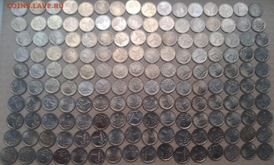 170 монет 1 копейка 1997-2008 из копилки-до 04.07.2019 22:00 - 1