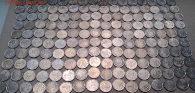 170 монет 1 копейка 1997-2008 из копилки-до 04.07.2019 22:00 - 2