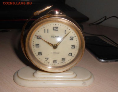 Часы Слава с Ракетой Будильник СССР Космос 1961 Гагарин - 114.JPG