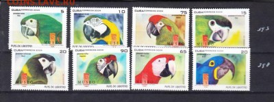Куба 2009 попугаи 8м** до 05 07 - 25а