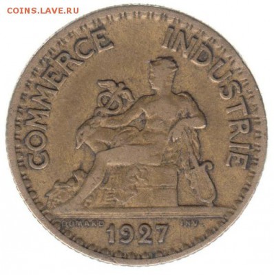 Франция 1 франк 1927 до 3.07 в 22.00 - 131