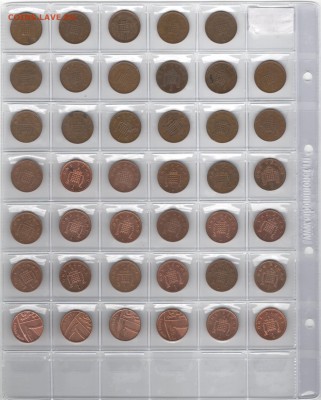 Великобритания 2 пенса 1971 - 2007. Погодовка - ФИКС - Великобритания погодовка 2 пенни с 1971 А