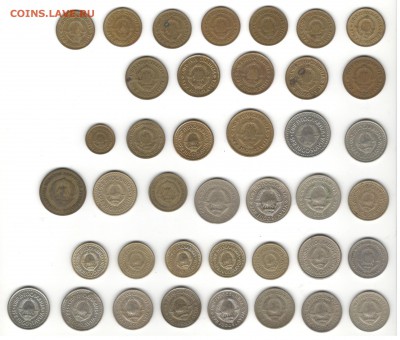 Монеты Югославии. Фиксы цен. - Югославия 2