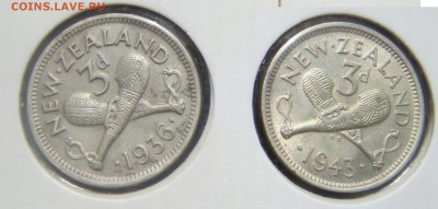 Новая зеландия 3 пенса 1936, 1943. 3.07.19 - DSC07602.JPG