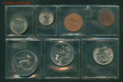 ЮАР набор монет 1980г Без обращения 03.07.19г 22.00 МСК - Image3