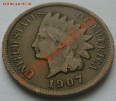 Лот №9. 1 цент США 1907г до 06.07.11, 22-30 - 1907_11