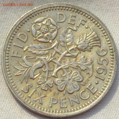 Британия 6 пенсов 1956. 04. 07. 2019. в 22 - 00. - DSC_0344