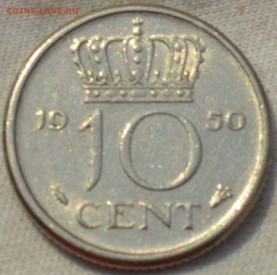 Нидерланды 10 центов 1950. 04. 07. 2019. в 22 - 00. - DSC_0356