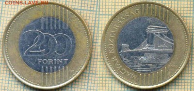 Венгрия 200 форинтов 2009 г., до 08.07.2019 г. 22.00 по Моск - Венгрия 200 форинтов 2009  6481