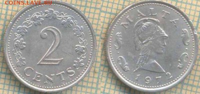 Мальта 2 цента 1972 г., до 08.07.2019 г. 22.00 по Москве - Мальта 2 цента 1972  6482