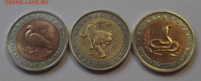 (КК) 10 рублей 1992 года (казарка, тигр, кобра) до 4 июля - red123017.JPG