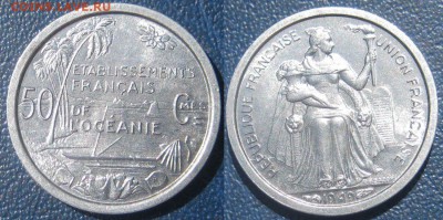 Французская Океания 50 сантимов 1952 г До 04.07 в 22-00МСК - 50 сант