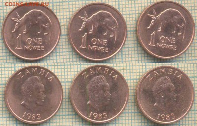 Замбия 1 нгве 1983 г., фикс - Замбия 1 нгве  1983