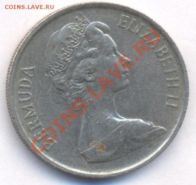 Бермудские о-ва 25 центов 1981 г.До 7.07.11 г. 21-00 МСК. - Бермуды
