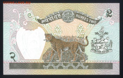 Непал 2 рупии 1981-2001 unc 09.07.19. 22:00 мск - 1