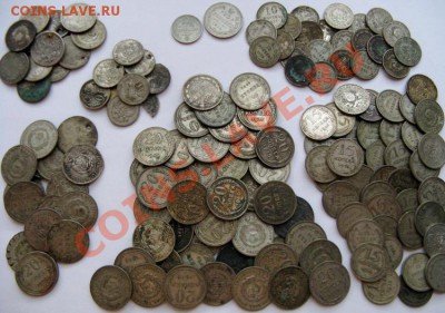 Билон 151 монета - общий вид 151 шт_resize