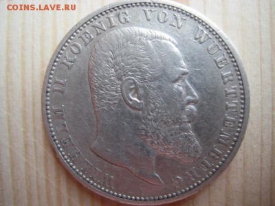 Германия,Вюрттемберг 5 марок 1907 год - 014.JPG