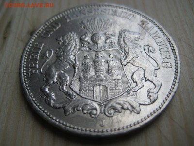 Германия,Гамбург 5 марок 1908 год. - 008.JPG