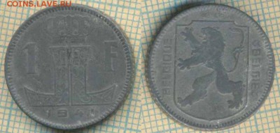 Бельгия 1 франк 1941 г., до 10.07.2019 г. 22.00 по Москве - Бельгия 1 франк 1941  6375