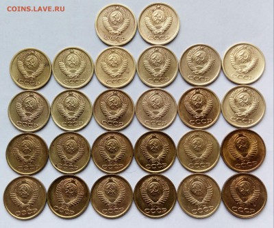 1коп. (1965÷91гг) (26шт)  до 08-07-2019г. - 20190228_102701-1