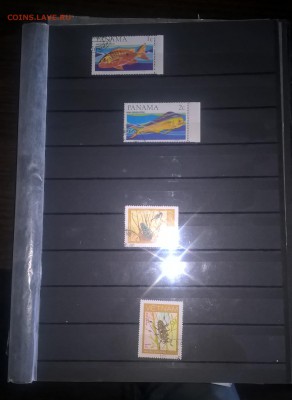 Листы для марок 20шт (черные)до 10 07 - 58