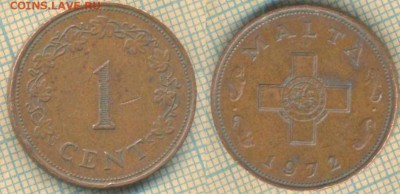 Мальта 1 цент 1972 г. , до 11.07.2019 г. 22.00 по Москве - Мальта 1 цент 1972  6399