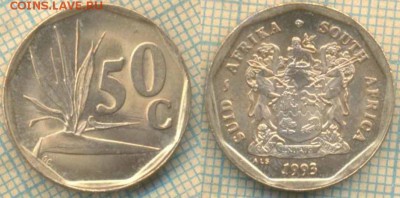 ЮАР 50 центов 1993 г., до 12.07.2019 г. 22.00 по Москве - ЮАР 50 центов 1993  6502