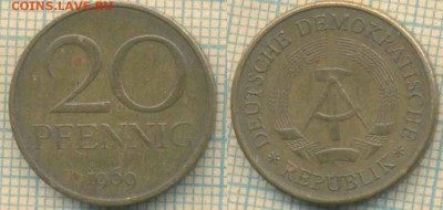 ГДР 20 пф 1969 г., до 12.07.2019 г. 22.00 по Москве - ГДР 20 пф 1969  6513