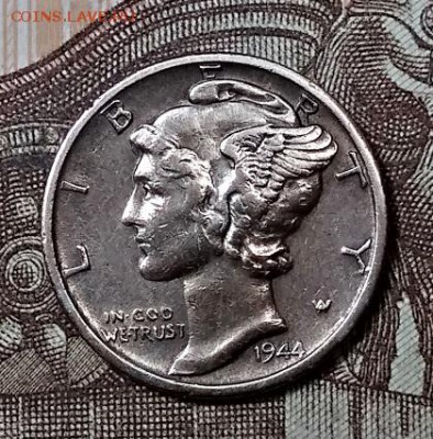 США 10 центов 1935,41(2шт.),42(2шт.),44,48. С 200. 13.07. - 038
