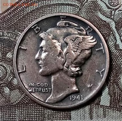 США 10 центов 1935,41(2шт.),42(2шт.),44,48. С 200. 13.07. - 022