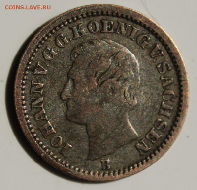 С РУБ. САКСОНИЯ 1 новый грош 1870г. ИОГАНН-V  до 13.07 в 22 - IMG_8103.JPG